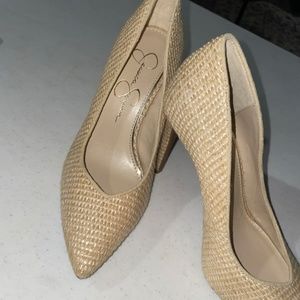 Jessica Simpson Haneh Pump, Women's Size 7 M, Natural NEW MSRP $89
